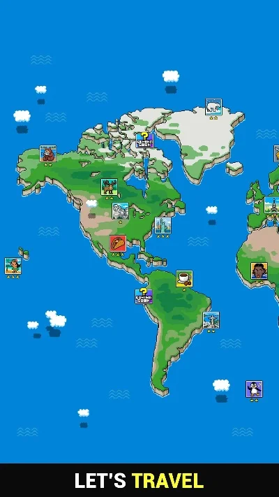 涂方格像素游戏排行榜-像素游戏旅行地图