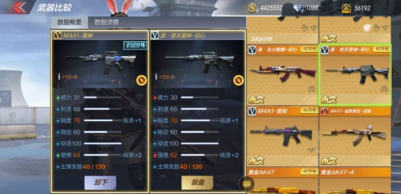 cf手游m4雷神和黑龙哪个好