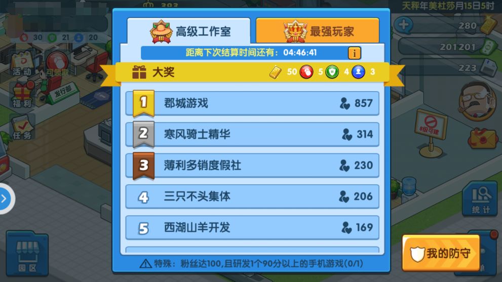 国OL新手变强攻略：科技点、市场段位与投资人大赛详解