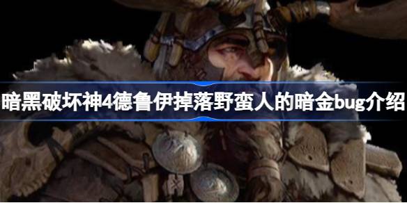 暗黑破坏神4德鲁伊掉落野蛮人暗金装备的bug情况解析