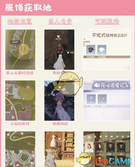 无限暖暖服饰材料获取全攻略