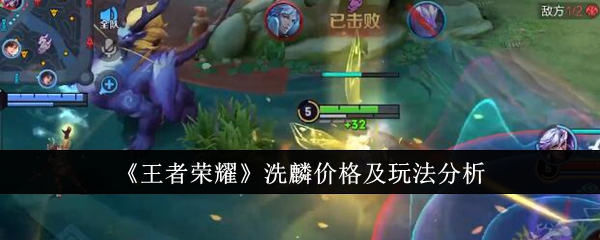王者荣耀洗麟价格及玩法分析