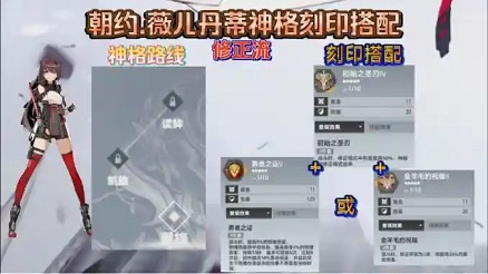 深空之眼朝约薇儿丹蒂神格刻印搭配攻略：大招流、修正流、综合流解析