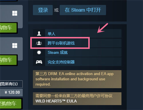 狂野之心Steam上线后能和主机一起玩吗
