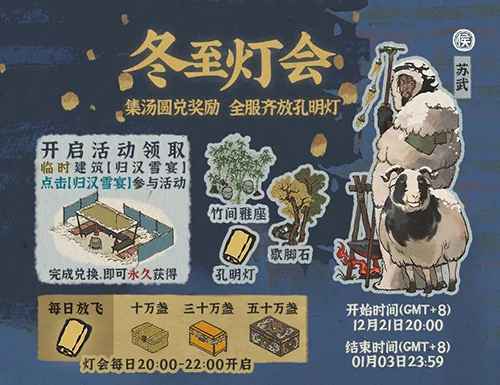 江南百景图冬至灯会玩法及奖励全解析