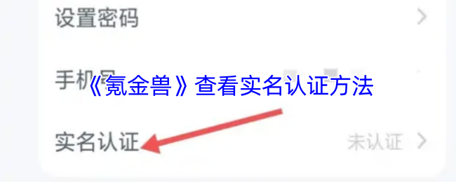 氪金兽查看实名认证全攻略：简单几步，保障账号安全