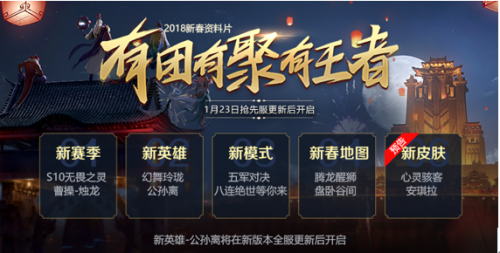王者荣耀S10新赛季地图新年新装扮
