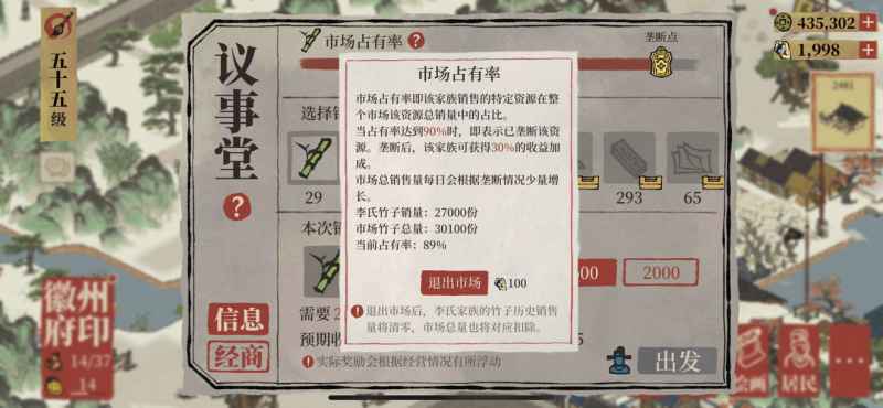 江南百景图徽商垄断资源全攻略