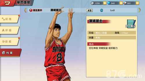 灌篮高手手游潮崎哲士图鉴深度解析：评分、技能与打法详解