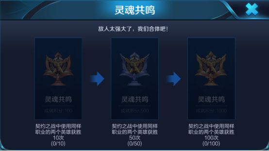王者荣耀契约之战成就获取攻略：灵魂共鸣与双子座斗士成就快速获取方法
