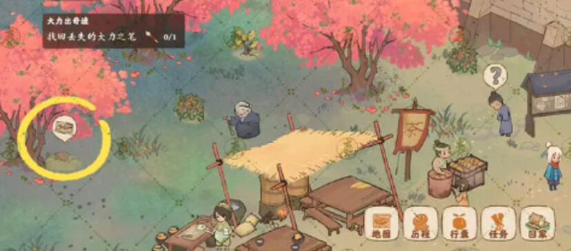 桃源深处有人家：大力之笔位置详解与任务攻略
