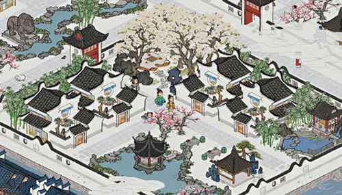 江南百景图油树林的摆放之道
