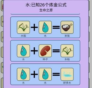 水：简单的炼金术中的生命与变化之源