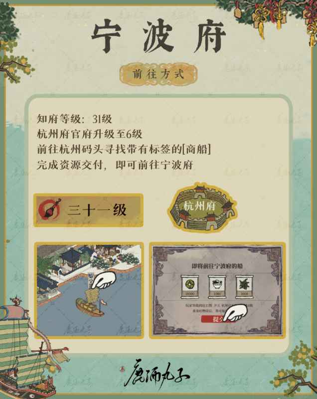 江南百景图宁波府新区域玩法全解析