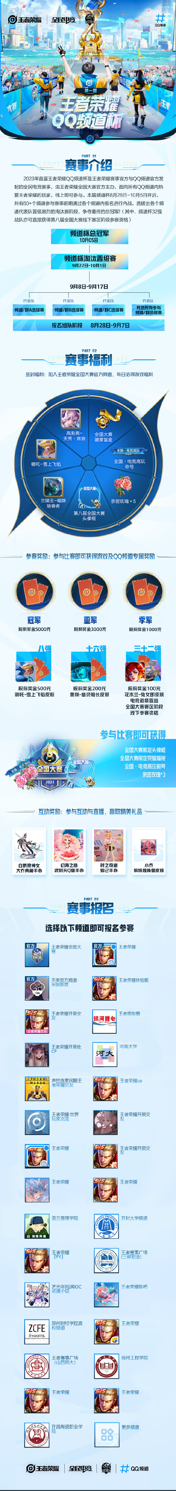 王者荣耀首届QQ频道杯：全民电竞赛事招募开启，丰厚奖励等你来拿