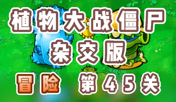 植物大战僵尸杂交版冒险模式第45关通关秘籍