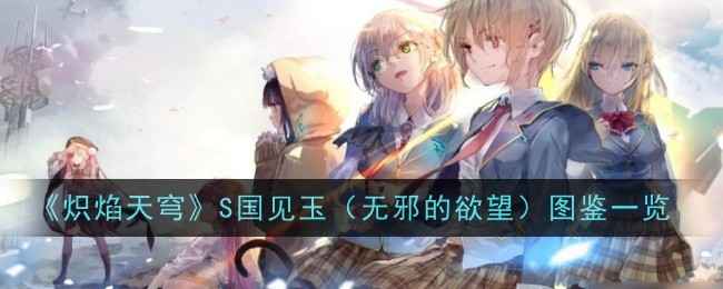 炽焰天穹S国见玉图鉴解析