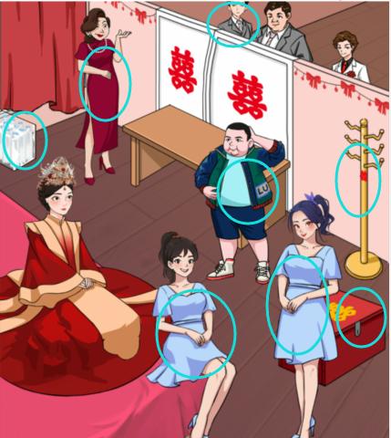 汉字找茬王新婚堵门通关攻略：轻松帮新娘堵门，享受游戏乐趣