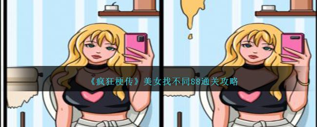 疯狂梗传美女找不同88怎么过-美女找不同88通关攻略图