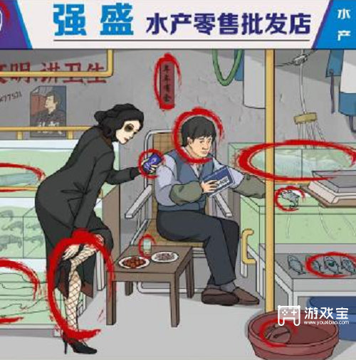 玩梗高手强盛水产店通关攻略：十二个鱼的寻找与趣味解析
