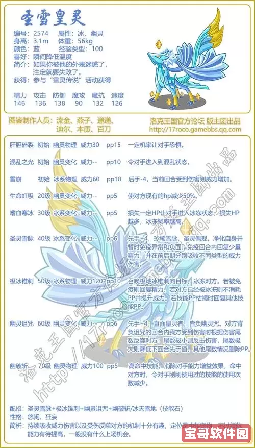 洛克王国雪精灵技能搭配攻略：主攻输出，兼顾控制与防御
