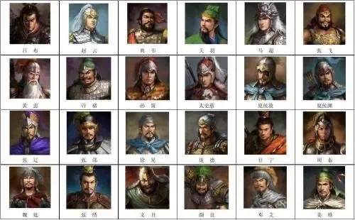 帝王三国名将表：谁才是乱世真英雄？