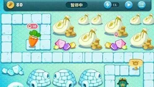 保卫萝卜挑战17怎么过,通关技巧与炮塔布局详解